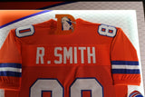 Rod Smith Autographed Denver Broncos Orange Jersey Lighted Framed Beckett COA