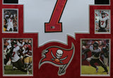 SUEDE FRAMED TAMPA BAY BUCCANEERS BUCKY IRVING AUTOGRAPHED JERSEY BECKETT HOLO