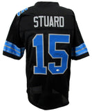 Grant Stuard Signed/Auto Black Detroit Lions Football Jersey JSA Witness 208171