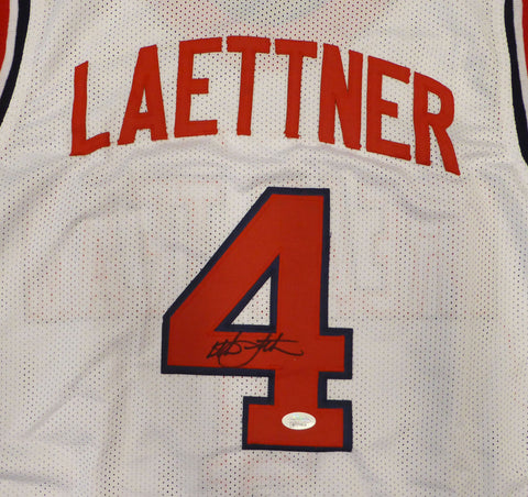 Team USA Christian Laettner Autographed Signed White Jersey JSA #WIT755634