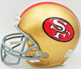 JOE MONTANA AUTOGRAPHED 49ERS FULL SIZE AUTHENTIC HELMET W/ STATS BECKETT 232730