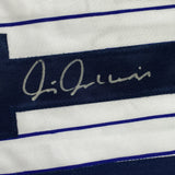 Autographed/Signed Chris Chambliss New York Pinstripe Jersey JSA COA
