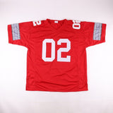 "2002 National Champions" Ohio State Buckeyes Jersey Signed by 8 NFL Players