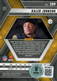 Kaleb Johnson Autographed Steelers 25 Panini Mosaic Base #289 Card Beckett 57021