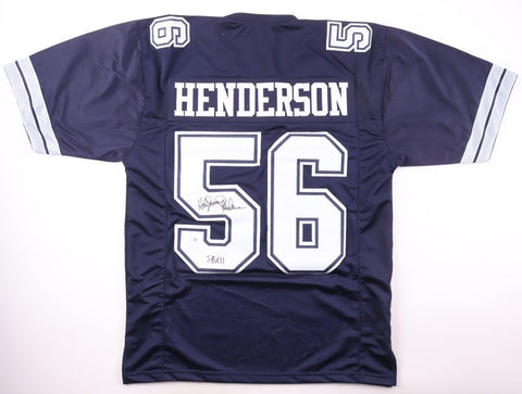 Thomas Hollywood Henderson Signed Dallas Cowboys Jersey "Super Bowl XII" (JSA)