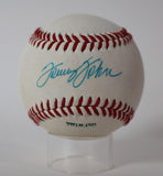 Tommy John Autographed Diamond D1 Professional League Baseball - JSA COA