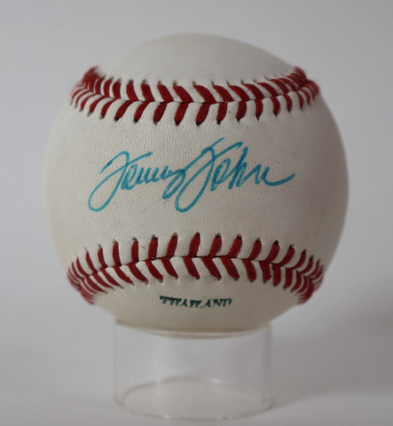 Tommy John Autographed Diamond D1 Professional League Baseball - JSA COA