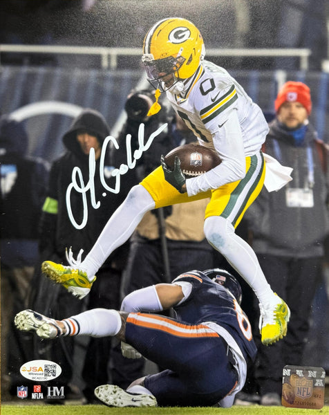 MATTHEW GOLDEN - Green Bay Packers NFL WR - Signed 8x10 Photo AUTO #7 - JSA
