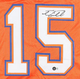 Tim Tebow Signed Florida Gators Jersey (Beckett) 2xBCS National Champ/ 2006 2008