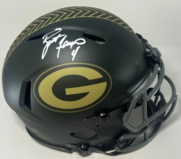 Packers BRETT FAVRE Signed Riddell Full Size Authentic 2025 SALUTE Helmet AUTO