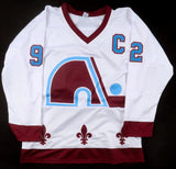 Gabriel Landeskog Signed Quebec Nordiques Throwback Jersey /Beckett Avalanche LW