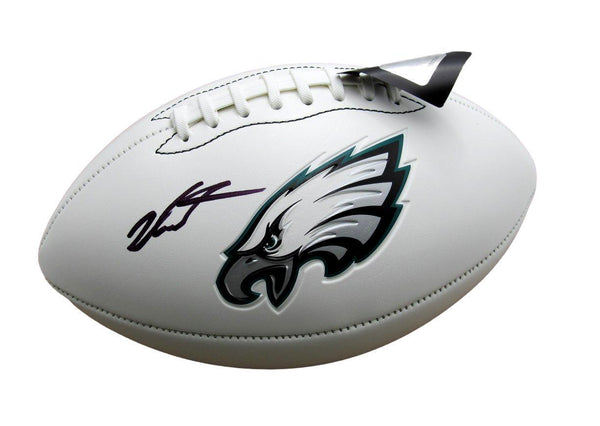 Jalen Carter Signed/Autographed White Eagles Logo Football PSA/DNA 193670