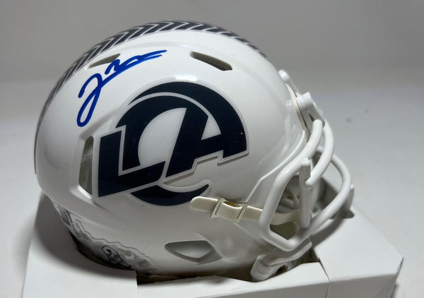 JARED VERSE Signed Riddell 24 STS Mini Helmet - Los Angeles Rams NFL - BAS