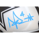 Dak Prescott Autographed Dallas Cowboys Mini Helmet Rave Beckett Witness 50881