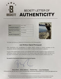 Jack Nicklaus Signed Framed 6x8 PGA Golf Photo BAS BH78973