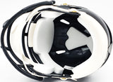 Chris Olave Signed Saints Black 2022 Alternate Speed Mini Helmet Beckett Wit