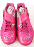 Kevin Durant Autographed Nike Zoom KD IV Pinkfire II Shoes Sz 10 Panini COA