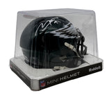 Makai Lemon Eagles Signed/Autographed Speed Mini Helmet Beckett 213652
