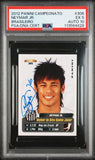 Neymar Jr Signed 2012 Panini Campeonato Brasileiro Stickers #306 - PSA 5 AUTO 10