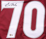 Sam Malinski Signed Colorado Avalanche Jersey (Beckett) Ex-Cornell Defenseman