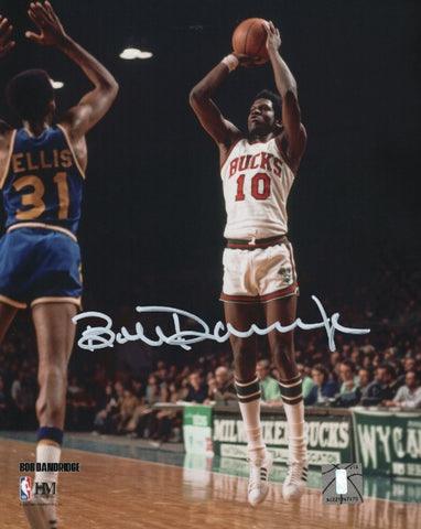 Milw Bucks HOF'er BOB DANDRIDGE Signed 8x10 Photo #2 AUTO - 1971 NBA Champ