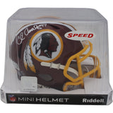 Chris Cooley Autographed Washington Redskins Speed Mini Helmet Beckett 48058