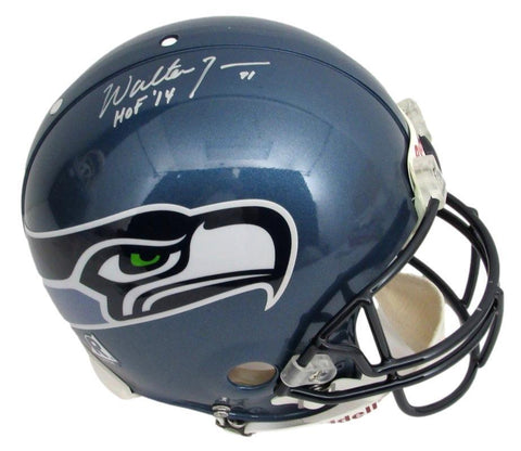 Walter Jones HOF Signed Seahawks Full Size Authentic Proline Helmet JSA 183191