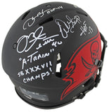 Bucs SB 37 Sapp, Brooks +2 Signed Eclipse F/S Speed Proline Helmet BAS Wit