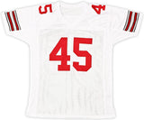 Ohio State Buckeyes Archie Griffin Signed White Jersey "HT 1974/75" Beckett Wit