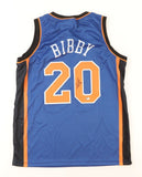 Mike Bibby Signed New York Knick Jersey (Steiner) 1999 NBA All Rookie Team Guard