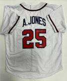 Atlanta Braves Outfielder ANDRUW JONES Signed Custom Jersey AUTO - BAS