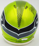 BYRON MURPHY II AUTOGRAPHED SEAHAWKS FLASH GREEN MINI HELMET MCS 235603