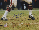 Dick Butkus Signed Chicago Bears Framed 16x20 NFL Photo with "HOF 79 Inscription