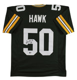 A.J. Hawk Authentic Signed Green Pro Style Jersey Autographed BAS Witnessed