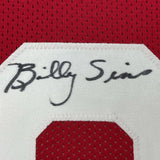 Framed Signed Billy Sims 78 HT 35x39 Oklahoma Maroon Jersey JSA COA