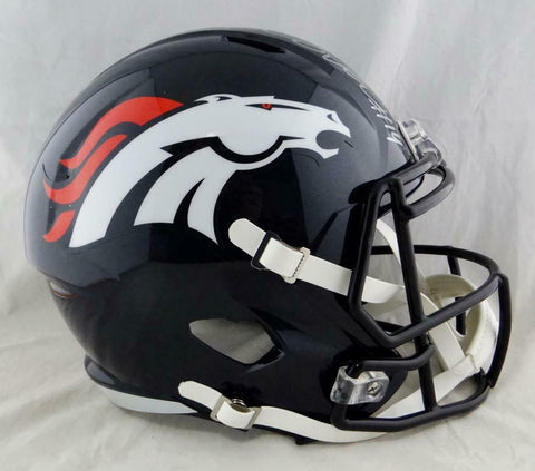 Courtland Sutton Signed Denver Broncos Full Size Speed Helmet-JSA W Auth *Silver
