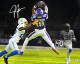 Justin Jefferson Signed 16x20 Minnesota Vikings Photo vs Chargers BAS