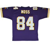 Randy Moss Signed Minnesota Vikings Mitchell and Ness Legacy Purple NFL Jersey
