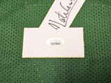 CELTICS NATE "TINY" ARCHIBALD AUTOGRAPHED GREEN JERSEY "HOF 91" JSA 215715