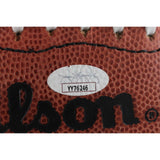 Jim Brown Autographed/Signed Cleveland Browns Wilson Rozelle Football JSA 50155