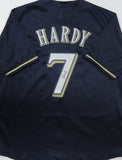 Brewers All Star JJ HARDY Signed Custom Replica Navy Jersey AUTO - JSA