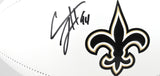 Cam Jordan Autographed New Orleans Saints Logo Football - Beckett W Hologram