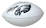 Saquon Barkley SB 59 LIX Champion Signed Philadelphia Eagles Logo Football