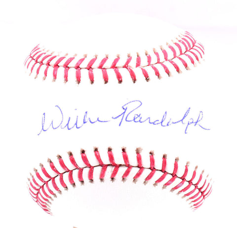 Willie Randolph Autographed Rawlings OML Baseball - Beckett W Hologram *Blue