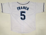 WANDER FRANCO SIGNED PRO STYLE XL CUSTOM JERSEY WITH JSA HOLOGRAM