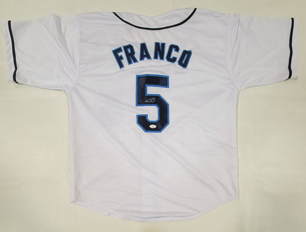 WANDER FRANCO SIGNED PRO STYLE XL CUSTOM JERSEY WITH JSA HOLOGRAM