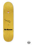 Tony Hawk Autographed/Insc Birdhouse Falcon 1 Yellow Skateboard Deck UDA LE 3