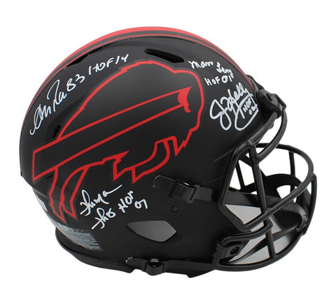 Reed, Thomas, Levy & Kelly Signed Buffalo Speed Authentic Eclipse NFL Helmet