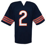 D.J. (DJ) Moore (BEARS) Signed Navy Custom Football Jersey - (JSA COA)