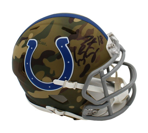 Peyton Manning Signed Indianapolis Colts Speed Camo NFL Mini Helmet